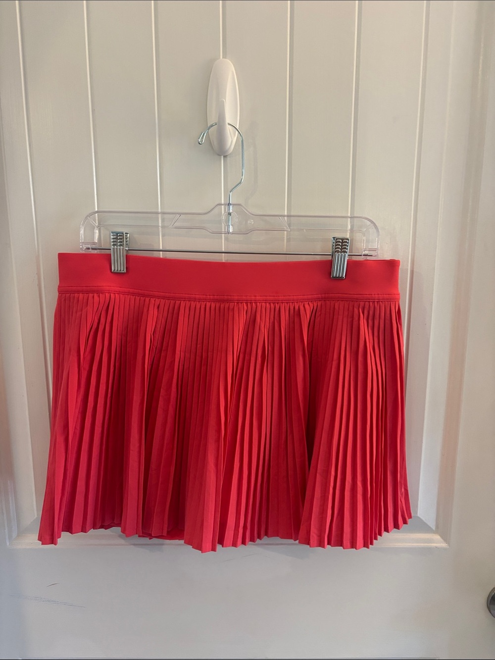 lululemon athletica Pleated Mini Skirt in Coral